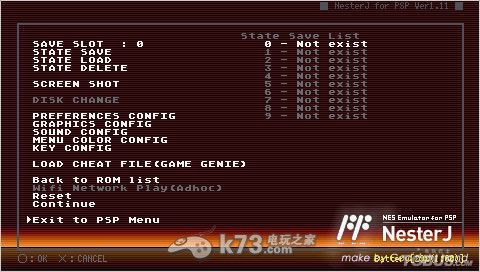 psp fc模擬器NesterJ使用圖文教程