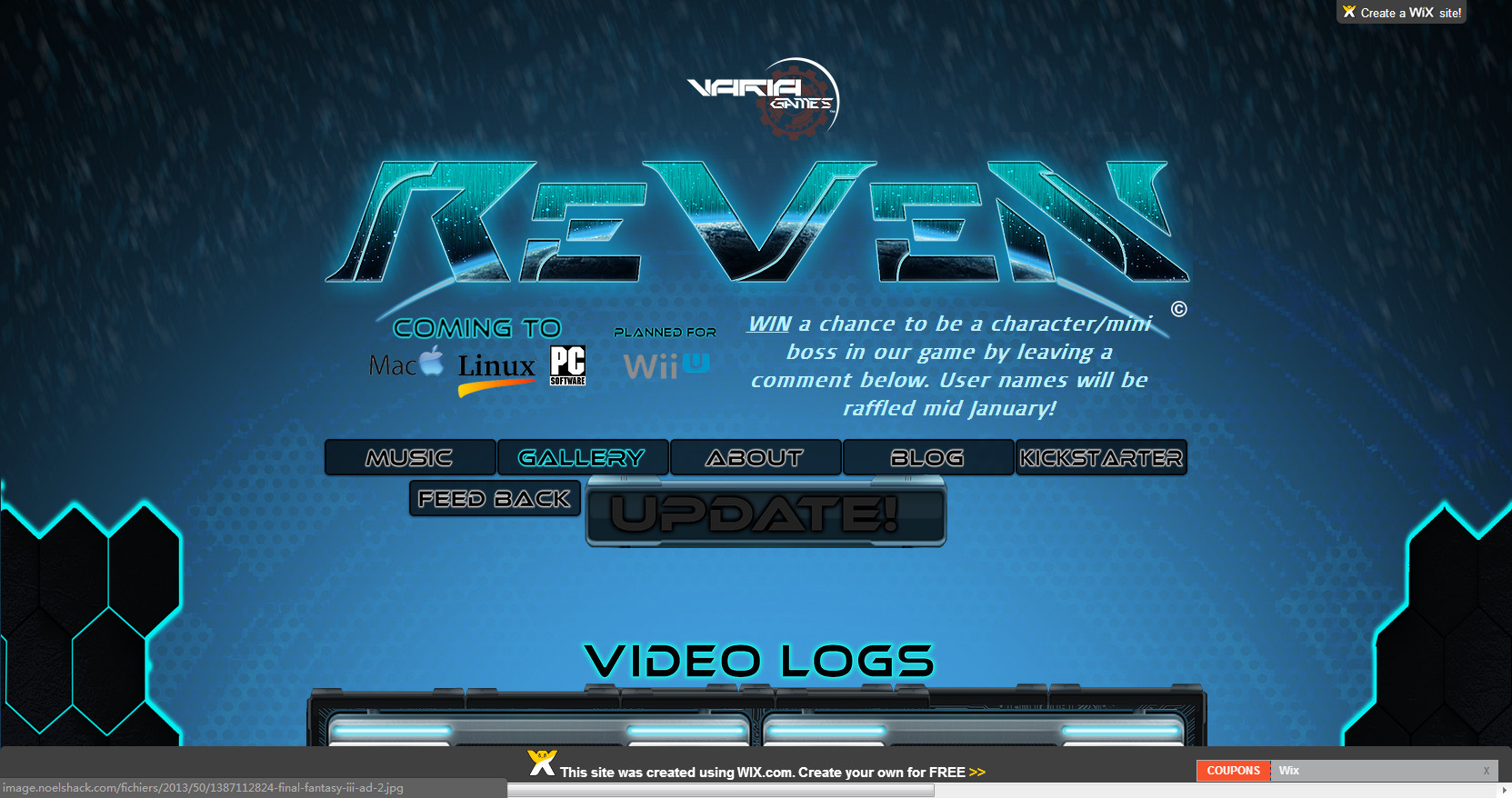 银河战士风格游戏《ReVeN》登陆WiiU及pc