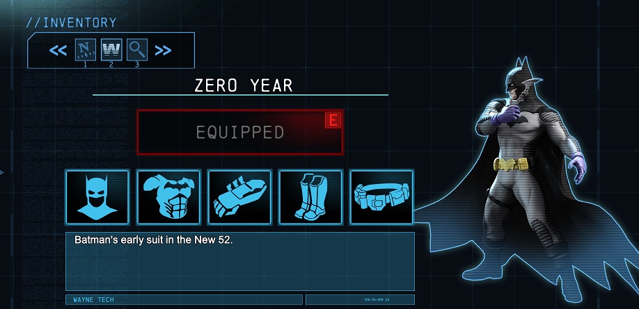 蝙蝠侠阿甘起源黑门Zero Year Suit解锁方法及初始档