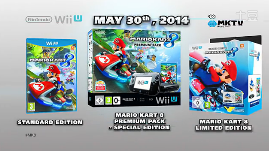 《马里奥赛车8》同捆版WiiU主机5月30日推出
