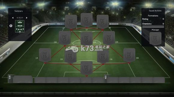 FIFA15UT陣型鏈接的新變化詳解