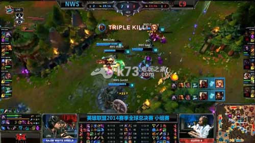 英雄聯(lián)盟lol28日加賽NJWSvsC9比賽視頻OMG8強(qiáng)對手確定