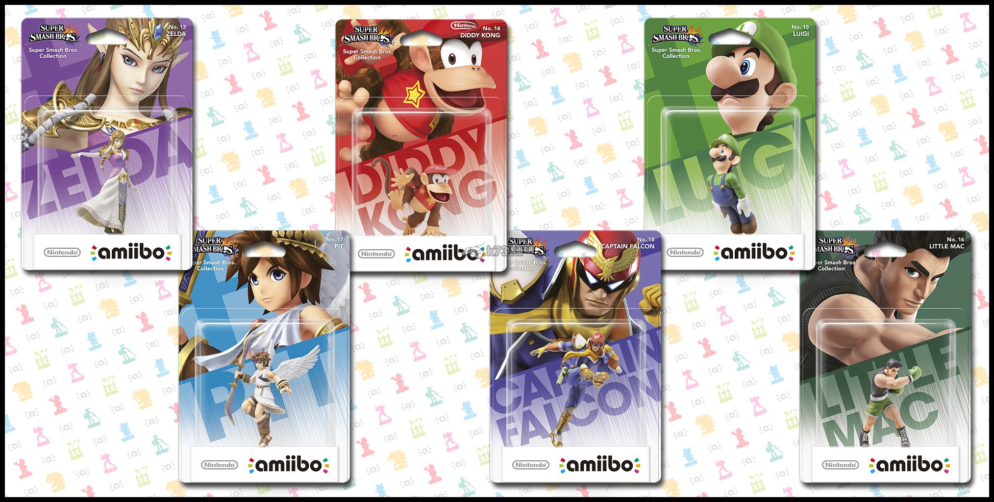 六組全新amiibo手辦發(fā)售日公布