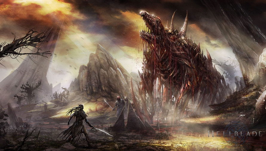 《地狱之刃（Hellblade）》boss战原画图 下周公布战斗系统