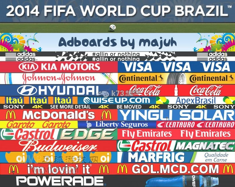 實況足球2015世界杯廣告牌補丁分享