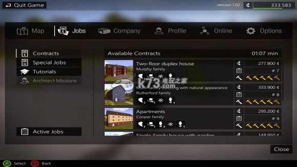 建筑模拟2015游戏界面及流程介绍 建筑模拟2015游戏界面及流程介绍