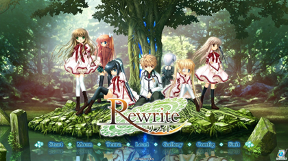 《Rewrite》ps3版发售日公开 全语音确认