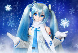 造型村推出初音未来冰雪MIKU「Dollfie Dream」