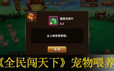 全民闯天下宠物喂养技巧