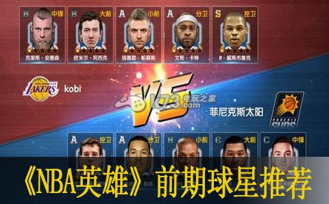 NBA英雄前期球星推薦