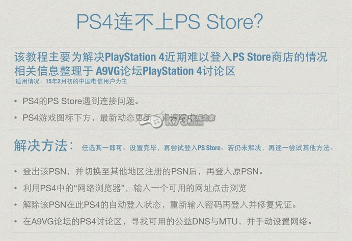 ps4登不上商店解決方法