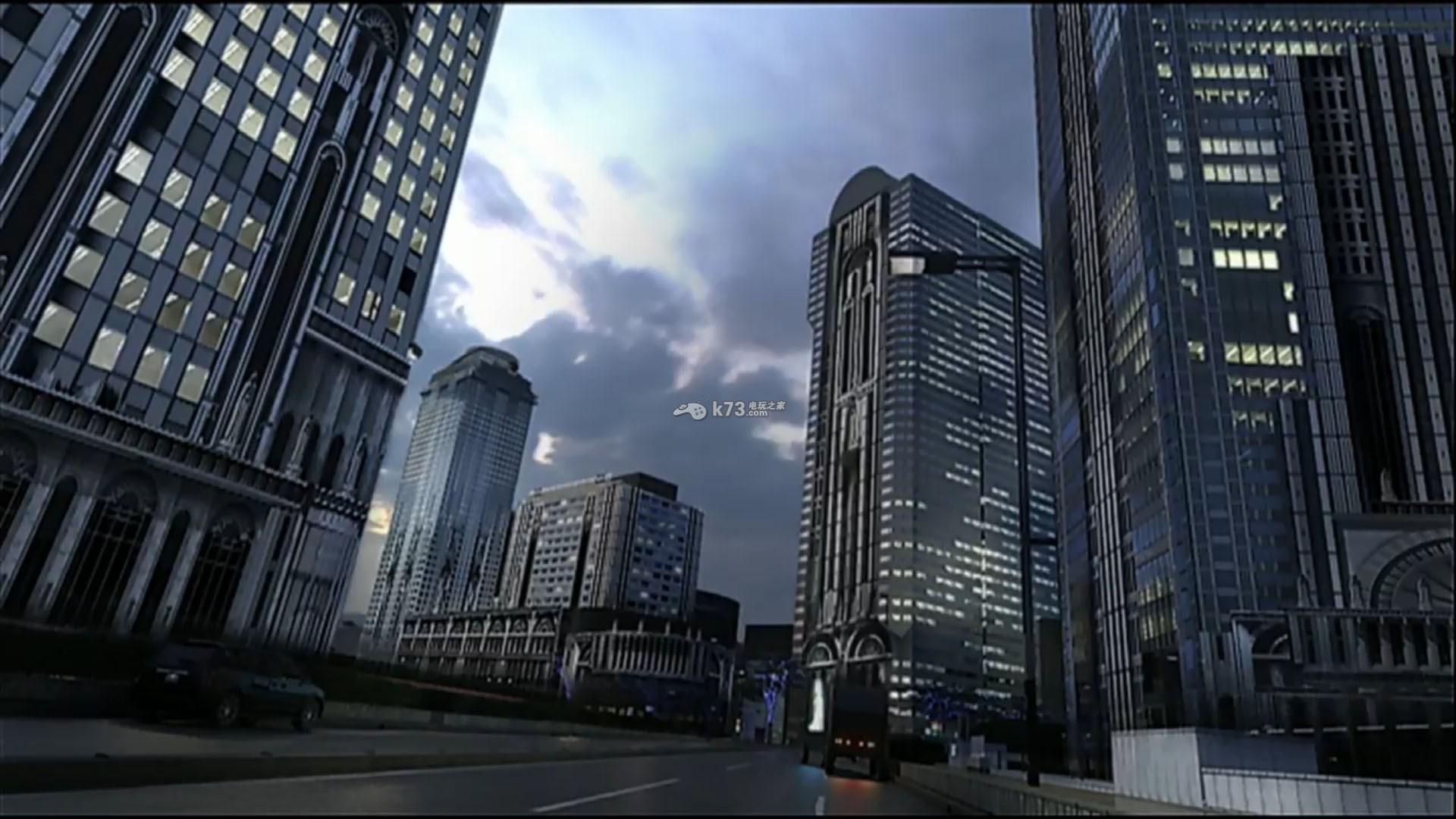 《最终幻想15》游戏内现代都市艺术图 _k73电