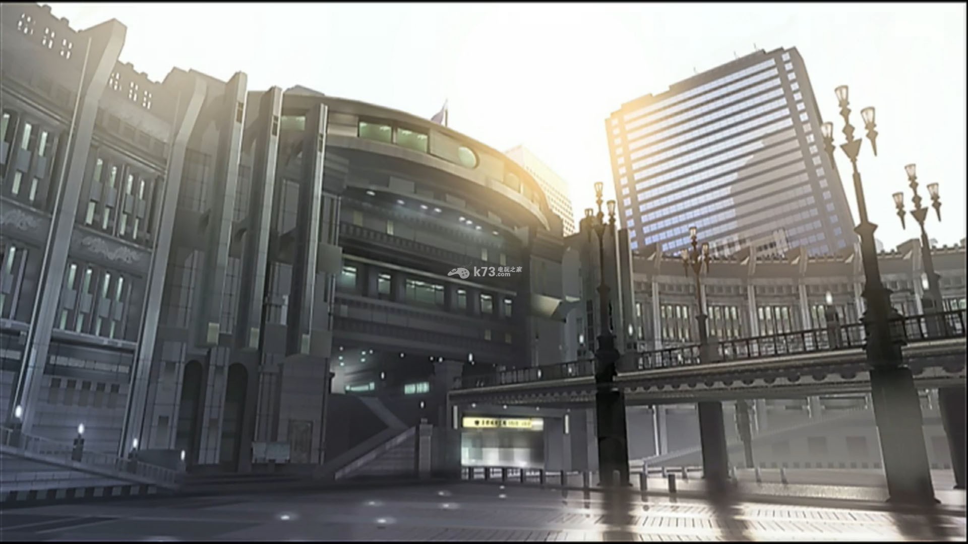 《最终幻想15》游戏内现代都市艺术图 _k73电