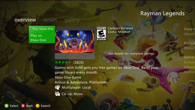 Xbox360系统更新推出购买Xbox One免费游戏服务