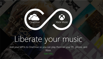 Xbox Music可免費(fèi)播放OneDrive中的音樂(lè)