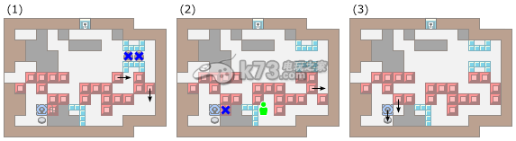 塞爾達傳說大地之章/時空之章勇者洞窟難點圖解