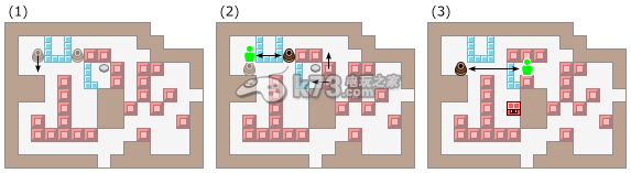 塞爾達傳說大地之章/時空之章勇者洞窟難點圖解