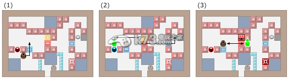 塞爾達傳說大地之章/時空之章勇者洞窟難點圖解