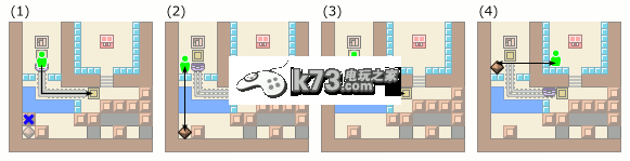 塞爾達傳說大地之章/時空之章勇者洞窟難點圖解