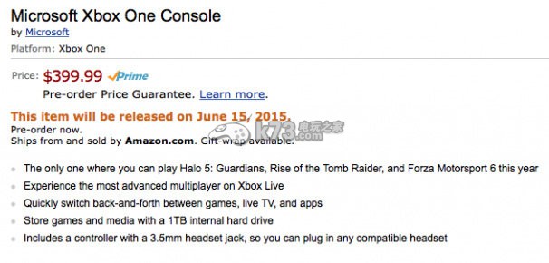 1TB版新型號Xbox One流出 或?qū)3發(fā)表