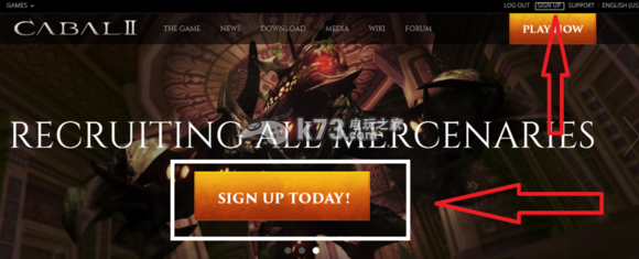 惊天动地2cabal2美服注册教程 惊天动地2cabal2美服注册教程