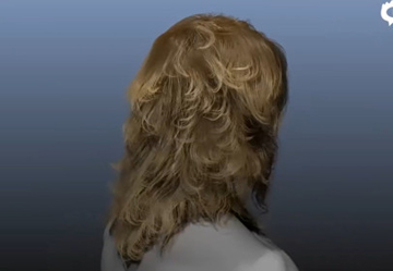 英伟达发丝3D技术演示视频：头发柔顺 就是这么自信
