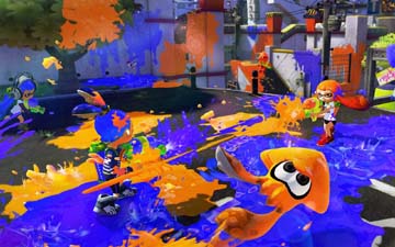 《喷色卡通|Splatoon》两把新武器配信中