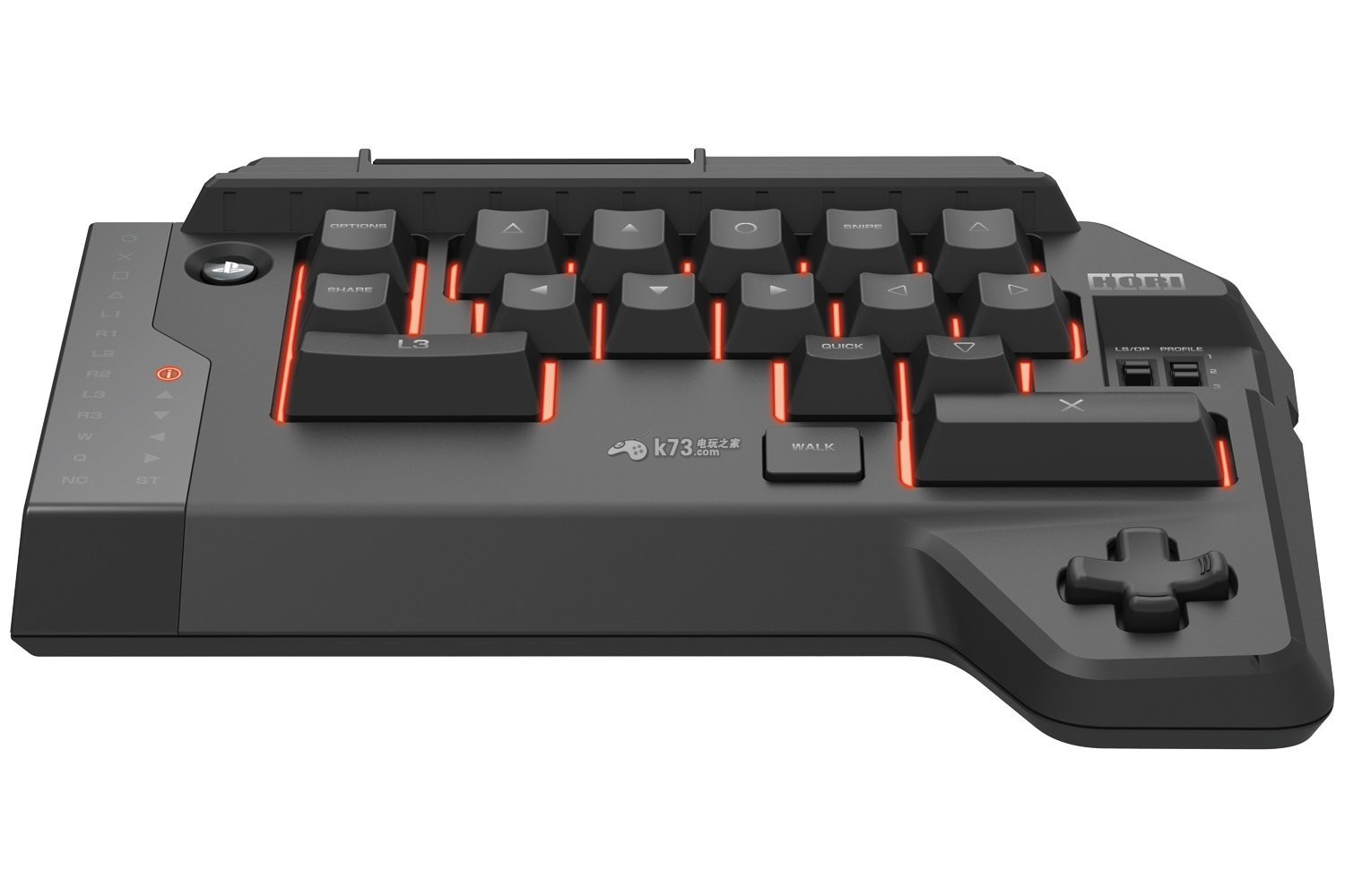 hori推出ps4首款官方认证键盘鼠标套装