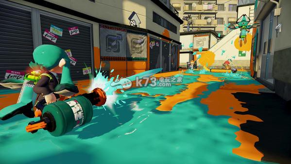 《喷色卡通|splatoon》水桶和加特林新武器介绍