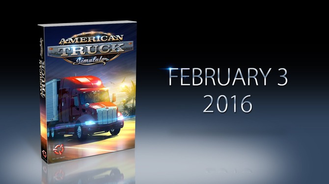 《美国卡车模拟》2016年2月3日发售决定
