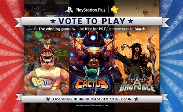 PS+ Vote to Play票选会免游戏3月作品公开