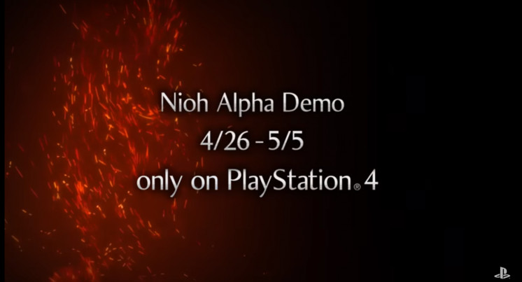 PS4《仁王》alpha体验版4月26日配信