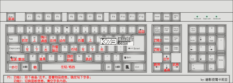 黑暗之魂3鍵盤操作方法