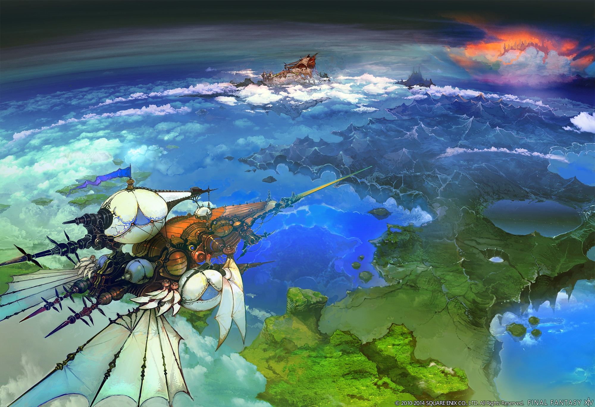 游戏壁纸 6969 《最终幻想14》3.0版资料片实机&原画截图