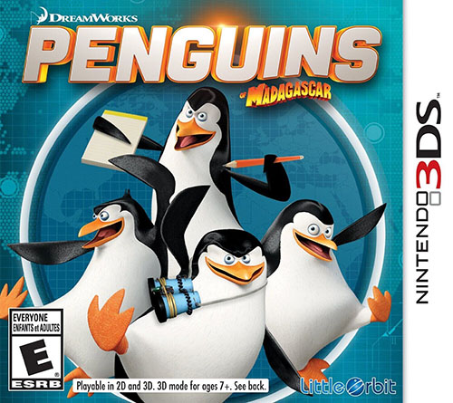 [3DS]3ds 马达加斯加的企鹅美版下载 马达加斯加的企鹅汉化版 