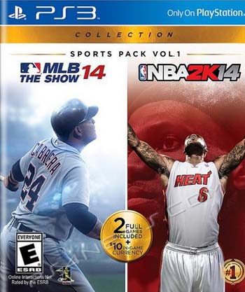 ps3 MLB 14|NBA 2K14合并包 运动合集1美版预约 