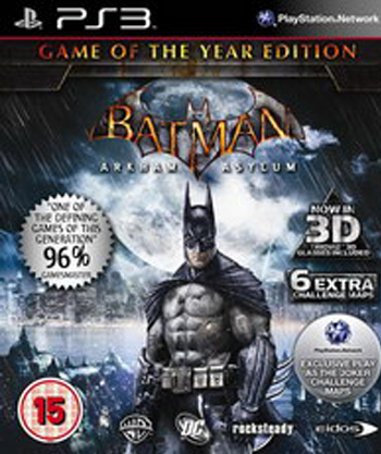 [PS3]ps3 蝙蝠侠阿甘疯人院年度版美版下载 