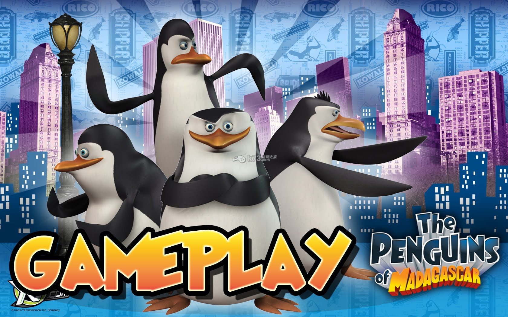 wii 马达加斯加的企鹅 美版下载 _K73电玩之家
