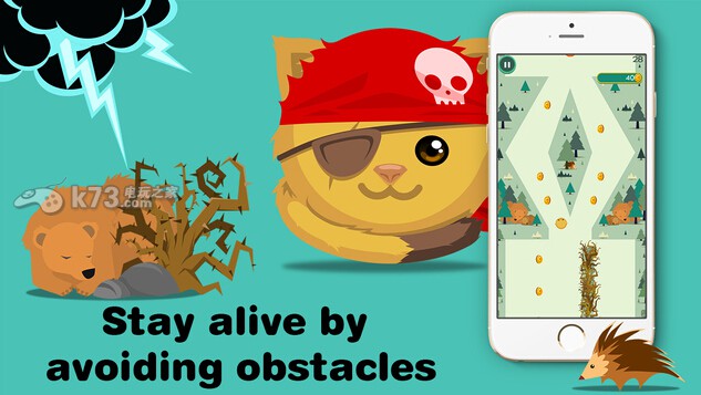 滚动的小猫 安卓下载 截图