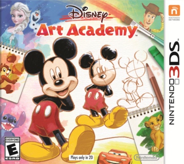 [3DS, New 3DS]3ds 绘心教室 迪士尼艺术学院日版下载 迪士尼艺术学院日版CIA下载 