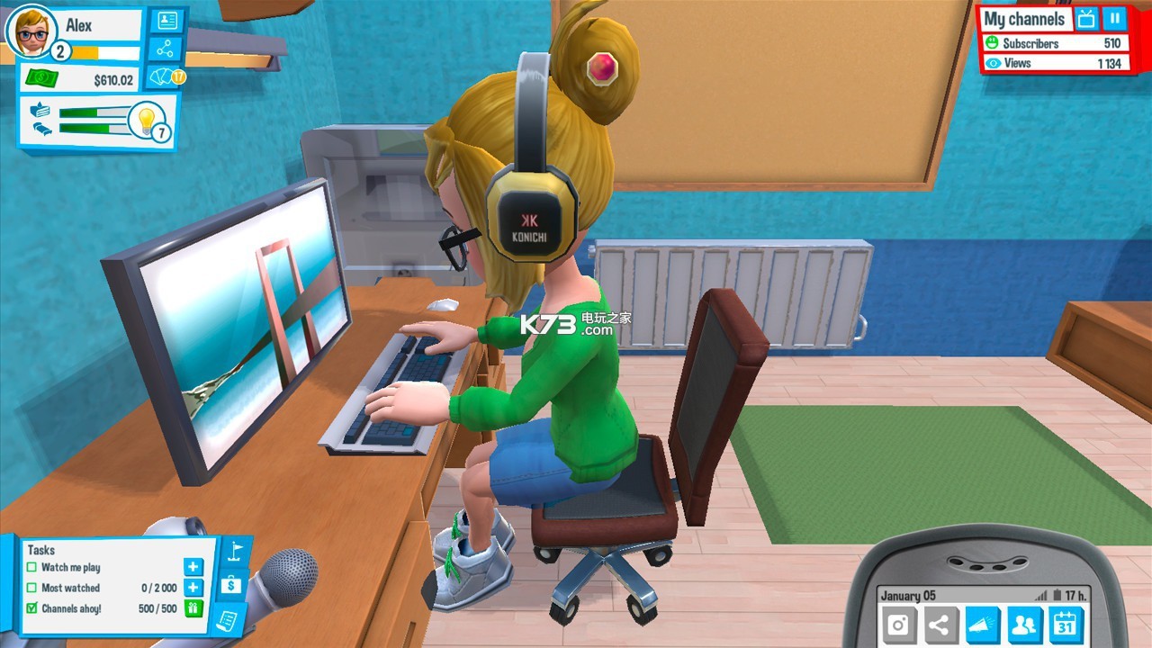 pc 油管主播的生活官方中文破解版下载 油管主