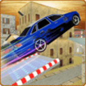 屋顶跳跃的汽车特技表演安卓版下载v1.4