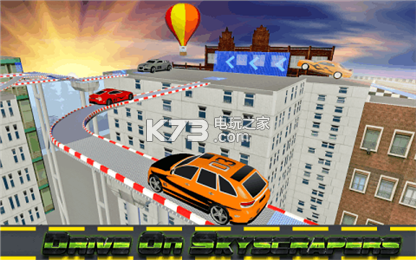 屋顶跳跃的汽车特技表演 v1.4 安卓版下载 截图