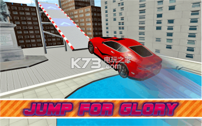 屋顶跳跃的汽车特技表演 v1.4 安卓版下载 截图