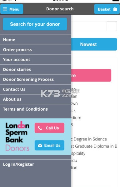 英国伦敦精子库app v1.01 下载 截图