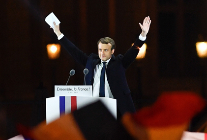 马克龙当选法国总统 精彩瞬间下载