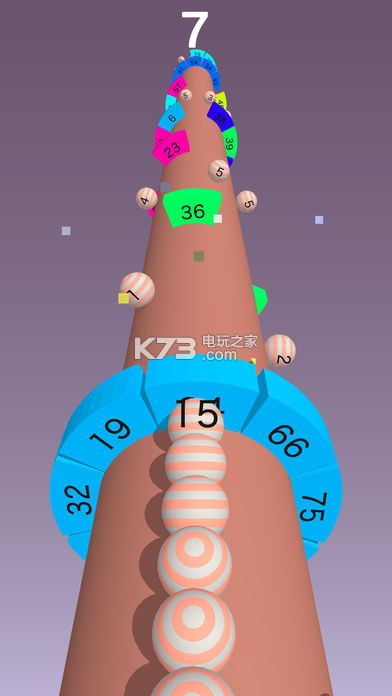 滾動(dòng)的螺旋貪吃球 v1.3 游戲下載 截圖