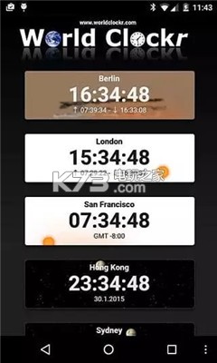 文字云時(shí)鐘word clock v1.2 app下載 截圖