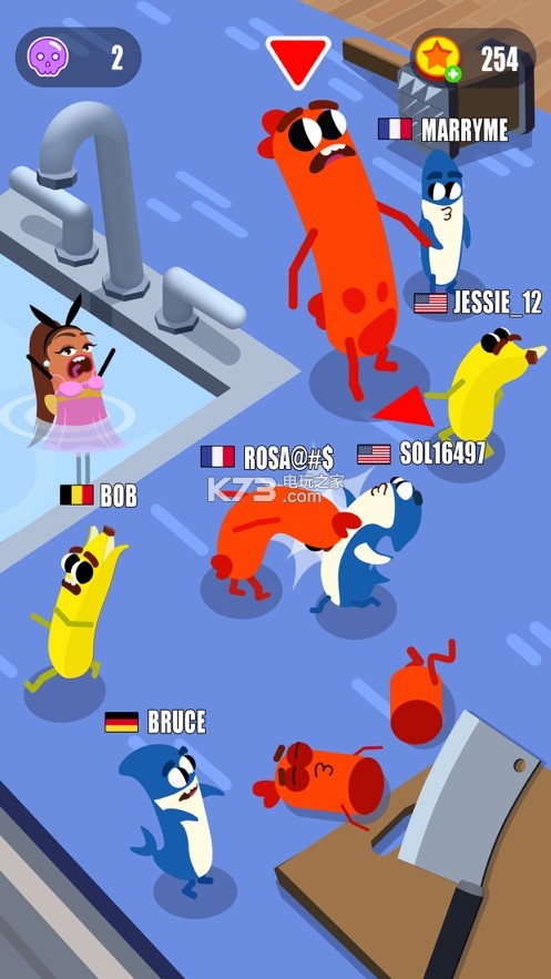 Sausage Wars.io v1.6.9 游戲下載 截圖