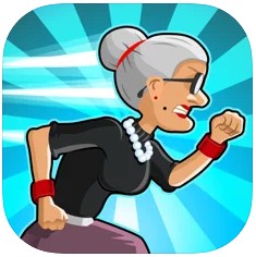 愤怒的老奶奶跑酷 v2.17.1 无限金币钻石版
